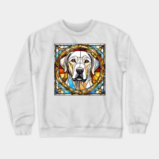 Stained Glass Labrador Retriever Crewneck Sweatshirt